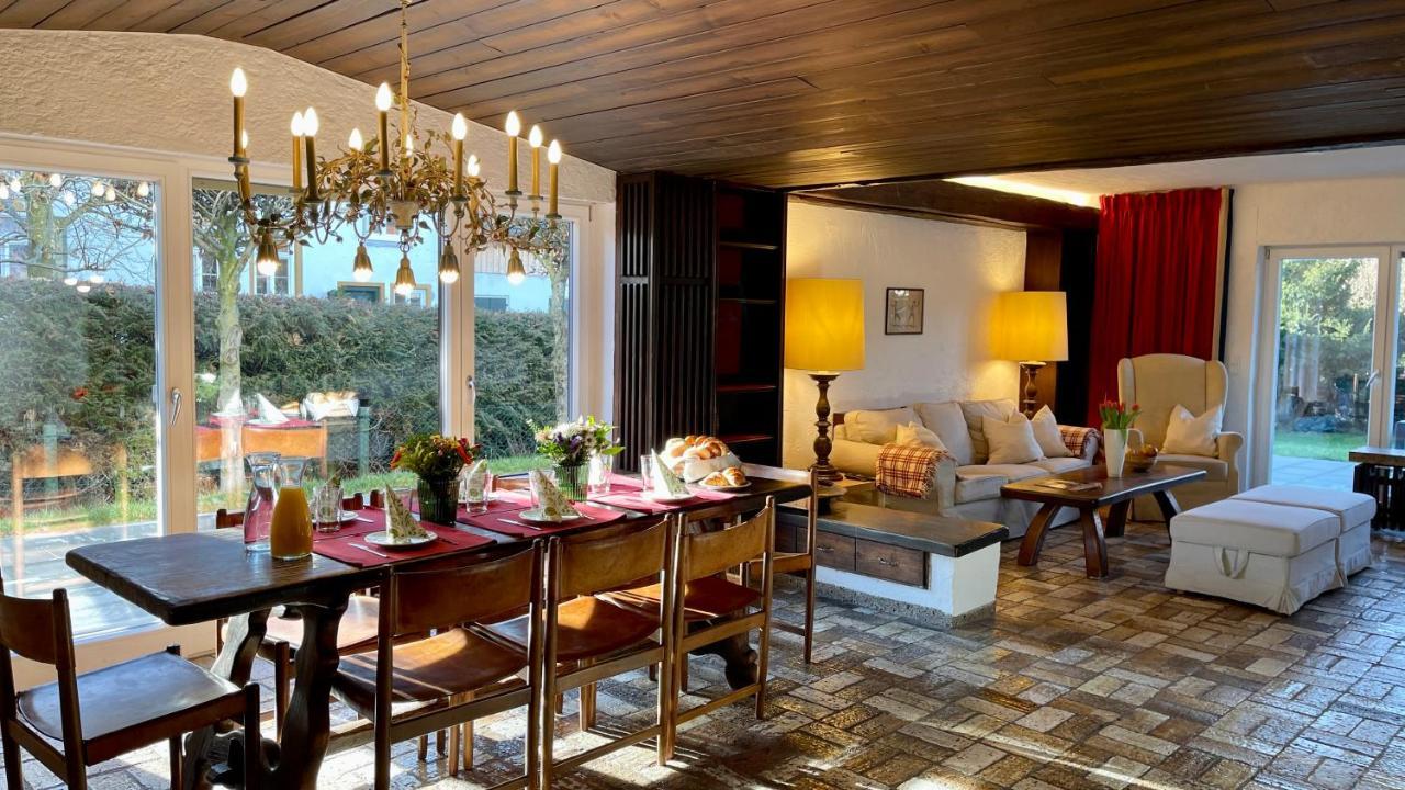 Large Holiday Apartment With Sauna, Terrace, Garden And Open Fireplace Lenggries Bagian luar foto