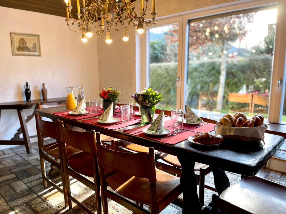 Large Holiday Apartment With Sauna, Terrace, Garden And Open Fireplace Lenggries Bagian luar foto