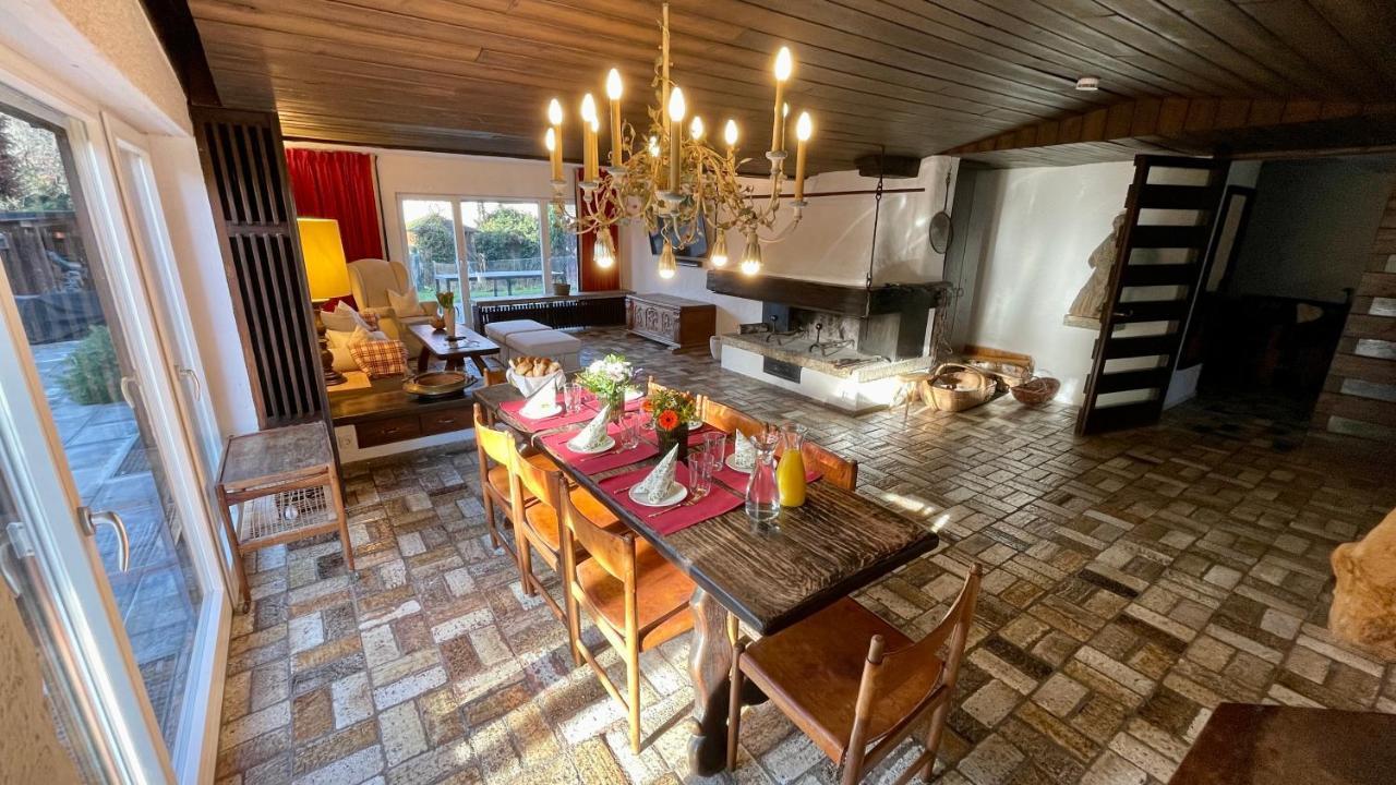 Large Holiday Apartment With Sauna, Terrace, Garden And Open Fireplace Lenggries Bagian luar foto