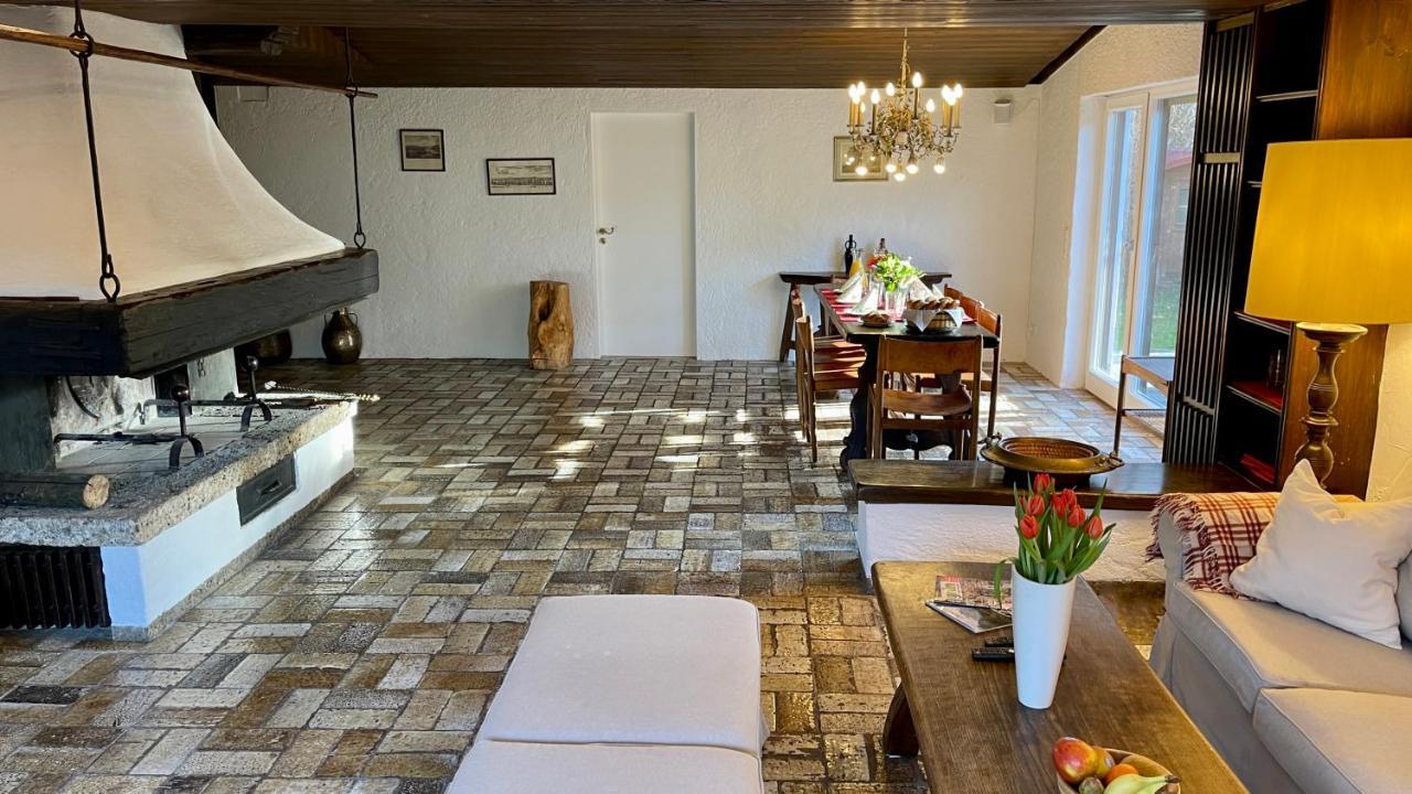 Large Holiday Apartment With Sauna, Terrace, Garden And Open Fireplace Lenggries Bagian luar foto