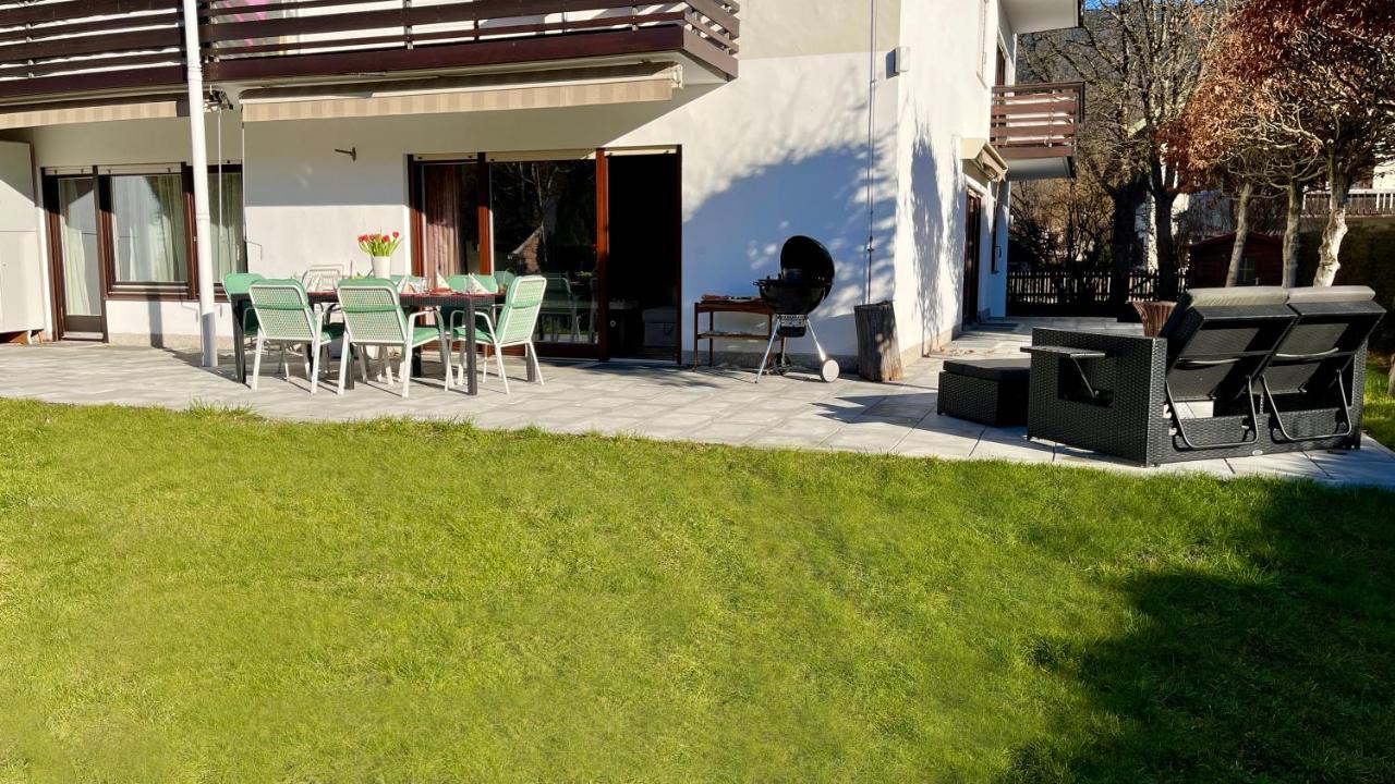 Large Holiday Apartment With Sauna, Terrace, Garden And Open Fireplace Lenggries Bagian luar foto
