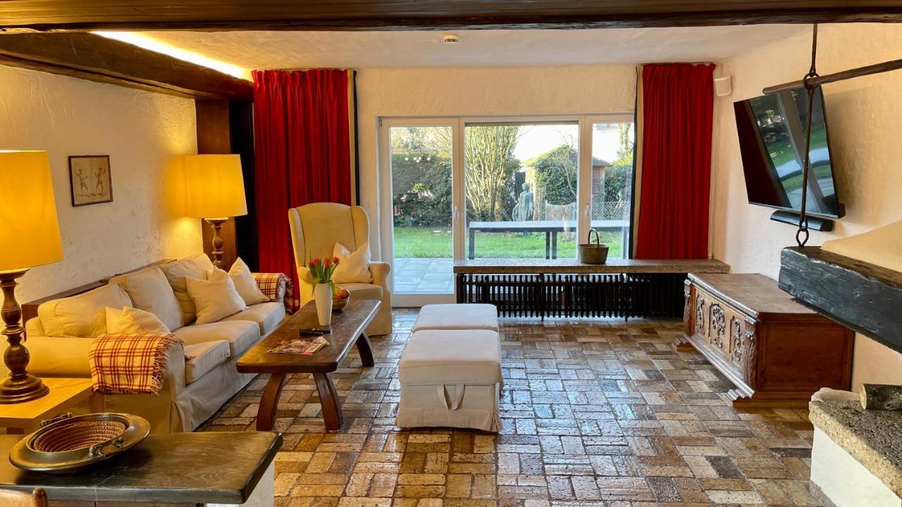 Large Holiday Apartment With Sauna, Terrace, Garden And Open Fireplace Lenggries Bagian luar foto