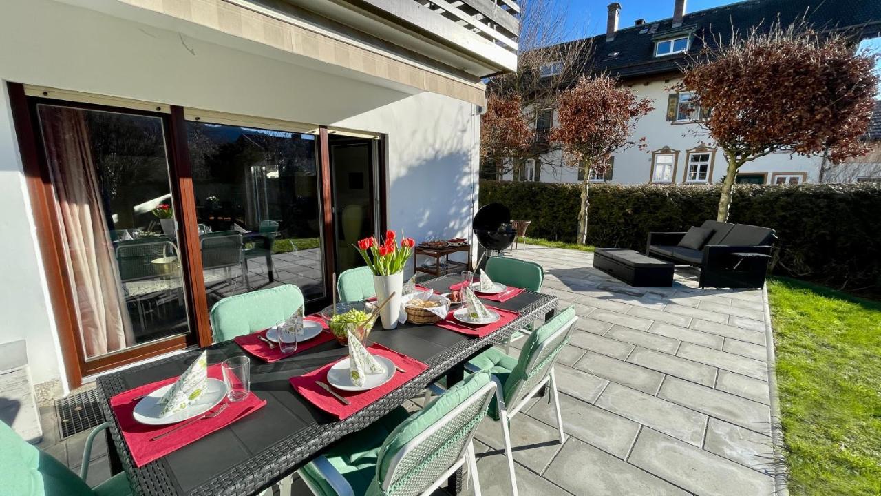 Large Holiday Apartment With Sauna, Terrace, Garden And Open Fireplace Lenggries Bagian luar foto