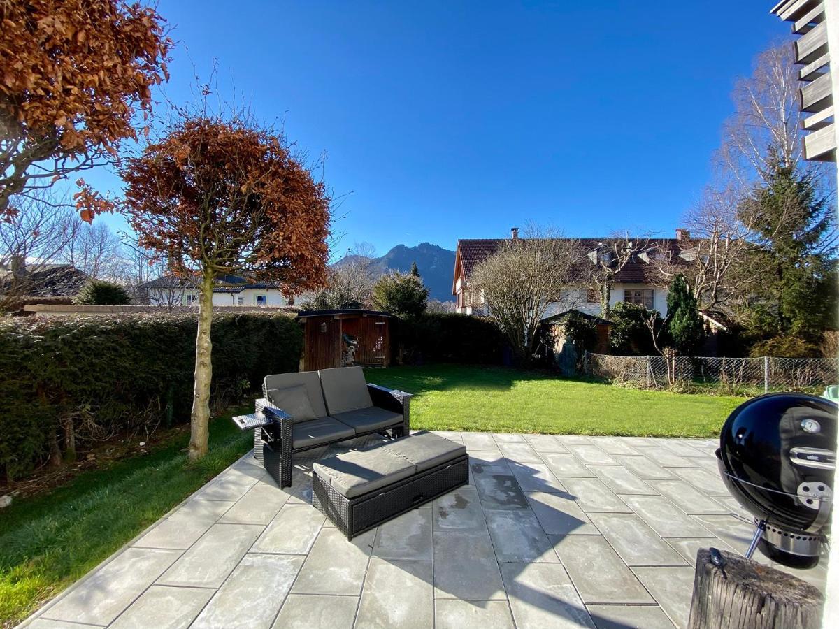 Large Holiday Apartment With Sauna, Terrace, Garden And Open Fireplace Lenggries Bagian luar foto